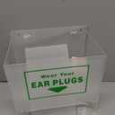 Vercraft Ear Plug Dispenser with Cover, 12'' X 13'' X 8'', Green, 1 Pcs
