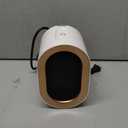 Indoor Electric Portable Space Heater, 1200W Personal Desk Heater, Fast Quiet Heating Ceramic for Large Room,Bedroom and Office Use (White)