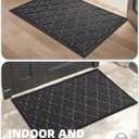Color&Geometry Large Outdoor Door Mat 32x48, Grey- Dirt Trapping, Anti Slip, Low Profile, Easy Clean, Rubber Backing Doormat, Outside Floor Matts and Rugs for House Entrance/Entryway/Entry