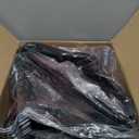 HOUSE DAY Black Velvet Hangers 60 Pack, Non Slip Clothes Felt Hanger Heavy Duty for Coat, Premium Slim Space Saving Suit Hangers for Closet Organizer, 360 Rotating Silver Hook