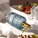 Soap Dispenser with Pump, Refillable Liquid Hand Soap Dish Soap Dispensers for Bathroom Counter, Kitchen Sink (Blue)