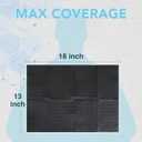 480 Pack Disposable Dental Bibs 13"x18", 3-Ply Waterproof Tattoo Bibs Sheet for Nail Salon, Dental Clinic, Feeding, Tattoo Shop (Black)