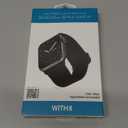 WITHit Designer Band Compatible with Apple Watch, Secure, Adjustable, Apple Watch Replacement Band, Fits Most Wrists (42mm (Series 10-11) & 38/40/41mm/SE 3(40mm), Black - Elastic Woven Nylon)