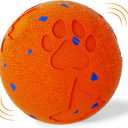 Interactive Dog Toy Ball, Smart Automatic Moving Dog Toy for Medium Large | Electric Vibrating Dog Toy, Rolling & Bouncing Interactive Dog Ball, E-TPU, IP54 Waterproof, 2 Modes, USB-C Rechargeable