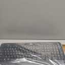 Logitech MK540 Advanced Wireless Keyboard with Wireless Mouse Combo Full Size Keyboard and Mouse, Long Battery Life, Caps Lock Indicator Light, Hot Keys, Secure 2.4GHz Connectivity (MK540)
