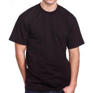 PRO 5 Super Heavy Mens Short Sleeve T-Shirt (Medium, Black)