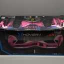 Hover-1 Drive Electric Hoverboard | 7MPH Top Speed, 3 Mile Range, Long Lasting Lithium-Ion Battery, 6HR Full-Charge, Path Illuminating LED Lights (Pink)