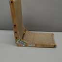 FUKUMARU Cat Scratcher, 18.7 Inch L Shape Cat Scratch Pad Wall Mounted, Cat Scratching Cardboard with Ball Toy for Indoor Cats