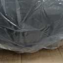 HollyHOME Lazy Chair with Foldable Ottoman, Accent Comfy Lounge Armchair and Folding Footrest Stool, Leisure Sofa Reading Chair and Footstool for Living Room, Bedroom, Dorm, Dark Grey