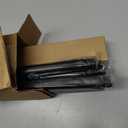 1” Diameter Matte Black Curtain Rod Itself is 30-60 inch 2 Pack, Fit 30 to 56 Windows with Heavy Duty Adjustable Telescopic Rod，Splicing Metal Extra Long Curtain Rod for Windows Sliding Glass Door