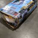 ShelterLogic 10' x 10' Shed-in-a-Box All Season Steel Metal Peak Roof Outdoor Storage Shed with Waterproof Cover and Heavy Duty Reusable Auger Anchors, grey