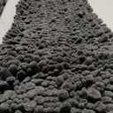 Yimobra Bathroom Runner Rug 60x24 Inch - Extra Long Non Slip Chenille Bath Mat, Soft & Absorbent, Machine Washable Shaggy Hallway Carpet for Vanity Tub Shower, Gray Home Decor Accessories (Grey)