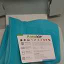 Reusable Food Bags, 8 Pack 100% Silicone Food Storage Bags Stand Up Zip Lock Container, Freezer Microwave Oven Dishwasher Safe, 4 Medium 2 Small 2 Extra Small, Aqua