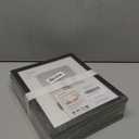 Upsimples 8x10 Picture Frame Set of 5, Display Pictures 5x7 with Mat or 8 x 10 Without, Wall Gallery Photo Frames, Black