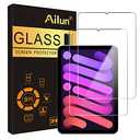 Ailun Screen Protector for iPad Mini 7 A17 Pro 7th Gen 2024 & Mini 6th Gen 2021 Release, 8.3 Inch,Tempered Glass 2.5D Edge,iPad Mini 7 & 6,Case Friendly,2 Pack