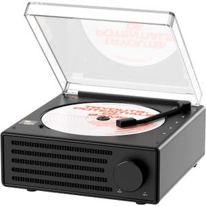 CD Player, Portable Bluetooth CD Player, for Home & Outdoor Built-in HiFi Speakers and 4000mAh, Rechargeable Battery Display Boombox USB Type-C