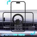 B&DOG XSIN Car Phone Holder for Toyota Corolla 2014 2015 2016,Mobile Upgraded Adjustable Gravity Dedicated Mobile Holder,Center Console Mounting Base,with Smartphone. (Black-B)