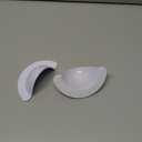 AURAELOS Recessed Light Cover, Can Light Covers 2 Pack 40% Translucent Half Shade Stick-On with Super Strong Double-Sided Tape, Anti-Yellow Cream White, Easy Install