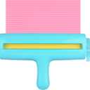 KW-triO Paper Crimper for Chip Bags Crafting Paper Creasing Tool for Scrapbooking, Quilling, Wrapping, Bag Sealing Decorative Edge Creaser with 8-1/2 Inches Width Roller (Cyan)