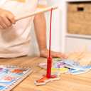 Melissa & Doug Magnetic Wooden Fishing Game and Puzzle with Wooden Ocean Animal Magnets