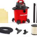 CRAFTSMAN CMXEVBE18590 9 Gallon 4.25 Peak HP Wet Dry Vac, Portable Shop Vacuum Wet and Dry with Filter, 3 Dust Bags, Hose and Attachments for Home, Garage and Automotive Cleaning