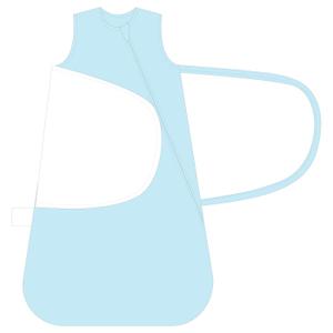 ZIGJOY Swaddle Sleep Sack Newborn 1.5 Tog Fleece Wearable Blanket Baby 0-6 Months - Lightweight MicroFleece Winter Sleeping Sacks Bag for Infant Girl Boy Gifts, Blue