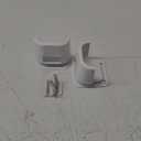 2Pack Wall Mount Holder for eero 6 Plus 6+ and eero 6 Router Mesh Wi-Fi System,Wall Mount Stand Bracket for eero 6 Plus and eero 6 tri-Band Mesh,Wall Bracket for eero 6+ Extender Router Wire Organizer (White-2PC)