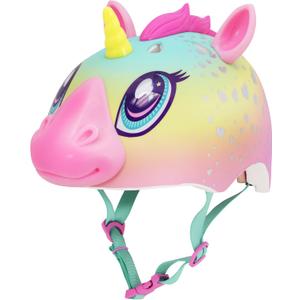 Raskullz Child Unicorn 5+ Helmets, Ages 5-8 With a Head Measurement of 50-54 cm
