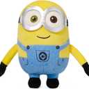 MINISO 8" Minions Stuffed Animals Plush Toys (Bob), Cute Sleeping Bedding Stuffed Animals Kawaii Plushies Pillow for Kids Toddler Toys Boys Girls