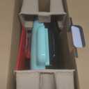 Dash Multi Mini Waffle Maker- Quad Waffle Maker for Family Breakfasts - Dual Nonstick Heating Plates & Easy-Release Surface - Compact & Fast-Heating - Aqua