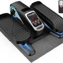 VIVURN-018 Under Desk Elliptical 12 Speed 5 Modes Mini Motorized Leg Exerciser While Sitting for Seniors As Seen on TV with Non-Slip Mat Quiet & Portable Electric Pedal Exerciser for Home and Office (Silver)