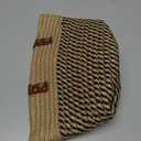 Wall Hanging Storage Baskets - Small Cotton Rope Woven Closet Storage Bins-Shelf Basket Organizer for Plants, Towels,Toys - 6.3" x 7" (Jute)