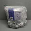 Thermylux Electric Mattress Pad Queen Size Quilted Wave 10 Heat Settings & Dual Control with 12 Hour Auto Off,Deep Pocket Fits up to 18",Coral Fleece Bed Warmer,ETL Certified Machine Washable,60"x80"