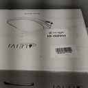 LEIVI Electric Bidet Toilet Seat with Wireless Remote and Side Panel, Multiple Spray Modes, Adjustable Heated Seat, Warm Water and Air Dryer, Auto LED Nightlight, Elongated (White)