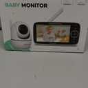 Baby Monitor with Camera and Audio  720P Baby Camera No WiFi, 5 inch Screen,48 Hours Battery Life, Night Vision, Remote Pan& Tilt& ZoomTwo-Way Talk, Lullabies, Thermal Monitor, 1000ft Range