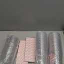 LemonRoad 50sets 16oz Pink Bow Cups Pink Birthday Party Decorations Supplies Cute Plastic Cups Disposable with Lids and Straws for Valentines Galentines Day Christmas Wedding Baby Shower Decorations