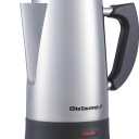 Elite Gourmet EC924 Electric Coffee Percolator, BPA Free, Keep Warm, Clear Brew Progress Knob, Cool-Touch Handle, Cordless Serve, 12-Cup, Stainless Steel