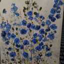 Epic Graffiti 'Neutral Seaside Flowers 2' by Silvia Vassileva Canvas Wall Art, 20" x 60"
