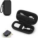 Hard Case for AirFly SE/Pro V2/Pro/Duo, Avantree Relay/1Mii Bluetooth Wireless Transmitter Receiver, with 3.5mm Jack AUX Adapter, Airplane Travel/TV/Gym Carrying Case Bag (Upgrade Black)