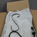 Saint Mossi 6 Light Crystal Chandelier Light Fixture Modern Chandelier Crystal Lighting, Crystal Pendant Raindrop Chandelier for Dining Room,Bedroom,Living Room,H23 x D24, 6-Light (Dark Brown)