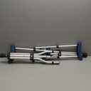 Carex Folding Aluminum Under Arm Crutches for Adults 4'11" to 6'1", 2 Lightweight Crutches Included, Universal for Walking, Walking Aid for Kids, Adults & Seniors, Includes Padded Underarm Cushions