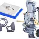 2 x 498298 Carburetor with 491588S 491588 Air Filter Replacement for 498298 692784 495951 492611 490533 495426 112202 112212 112231 112232 112252 112292 5HP Engines