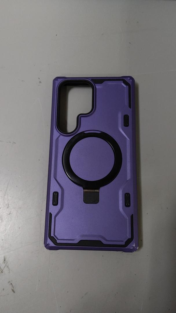 for Samsung Galaxy S23 Ultra Case, [Compatible with Magsafe] [Invisible Built in Stand & Ring Holder] MIL-Grade, Dual Layer Shockproof Full Protective Case for Galaxy S23 Ultra-Purple