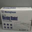 Westinghouse Electric Blanket Twin, Heated Blanket Twin Size with 10 Heating Levels and 1 to 12 Hours Heating Time Settings, Flannel to Sherpa Reversible, Machine Washable (62" x 84", Charcoal)