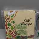 Recipe Binder 8.5x11, Recipe Book Binder with 50 Blank Recipe Cards & 12 Dividers & Plastic Sleeves & Labels & Stickers, Waterproof Recipe Binder, Recipe Book to Write in Your Own Recipes