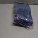 Homaxy 100% Cotton Terry Kitchen Towels(15" x 25", 6 Pack), Soft and Super Absorbent Dish Towels, 380 GSM Reusable Tea Towel with Hanging Loop, Pineapple Grid Designed, Navy Blue