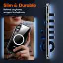 TAURI 3-in-1 for Samsung Galaxy S24 FE Case, Compatible with Magsafe, Military-Grade Protection with 2 Tempered Glass Screen Protectors, Shockproof Slim Phone Case for Galaxy S24 FE, Clear