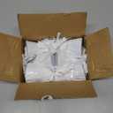 White Metallic Balloon Weights, 6-Pack Birthday Party Favors, 5.5" Inches,