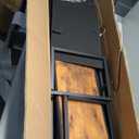 WLIVE Storage Organizer Unit with 11 Fabric Bins, Storage Drawers Organizer with Steel Frame, Tall Storage Tower Organizaton for Living Room, Hallway, Office, Rustic Brown (Rustic Brown Wood Grain Print)