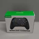 ECHTPower Wireless PC Gaming Controller - Hall Effect Joystick, 2.4G & Wired 1000Hz Polling Rate, 800mAh Battery, Adjustable Turbo/Vibration - for PC/Switch/iOS/Android (Black)